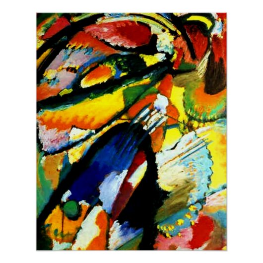 Poster Kandinsky - Un ange du Jugement dernier, (Devant)