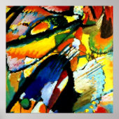 Poster Kandinsky - Un ange du jugement Dernier, (Devant)