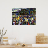 Poster Kandinsky - Vie colorée (Cuisine)