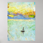 Poster Kandinsky - Voilier en mer (Devant)