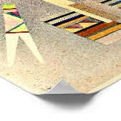 Poster Kandinsky - Vol, oeuvre abstraite (Coin)