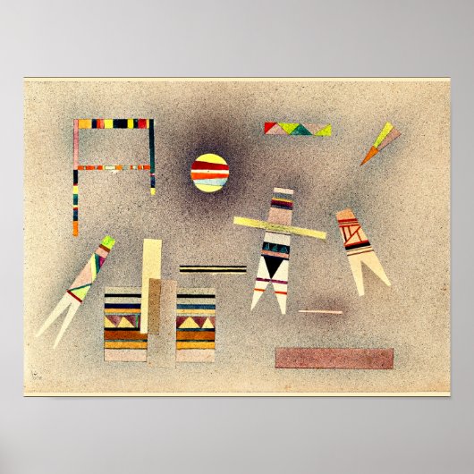 Poster Kandinsky - Vol, oeuvre abstraite (Devant)