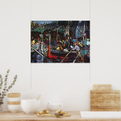 Poster Kandinsky - Volga Song (Cuisine)