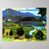 Poster Kandinsky - Vue sur le Staffelsee (Devant)