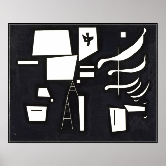 Poster Kandinsky, White Soft et Hard (Devant)