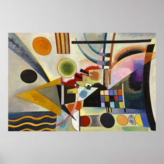 Poster Kandinsky's Composition Abstract Painting Artwork (Devant)