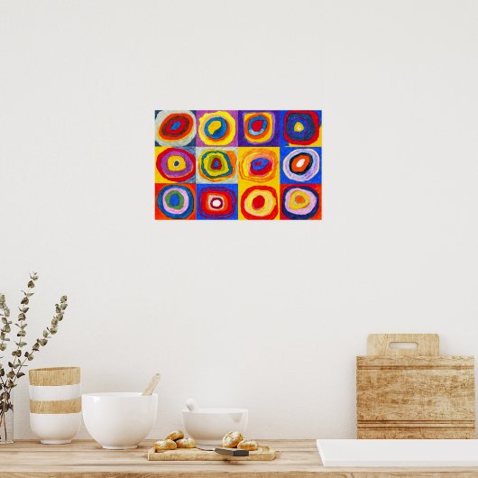 Poster Kandisnky Circles (Keuken)