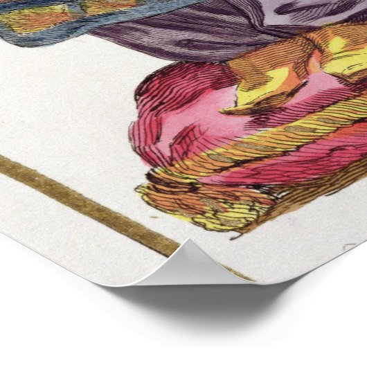 Poster Kang Tsi (1662-1722) Empereur de Manchu de Chine (Coin)