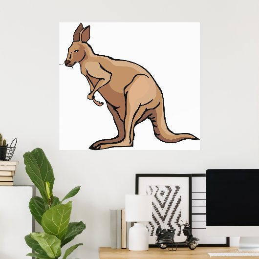 Poster Kangaroo (Bureau à domicile)