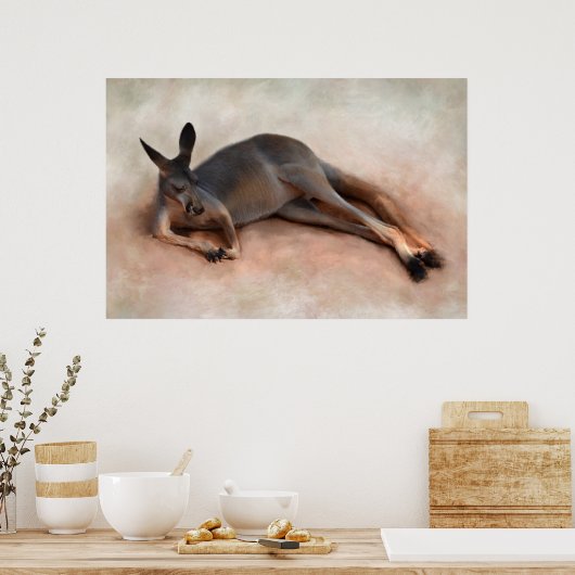 Poster Kangaroo (Cuisine)
