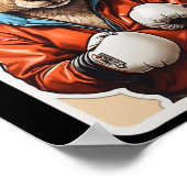 Poster Kangaroo Boxer Design - Playing Boxing Kangaroo Ar (Coin)