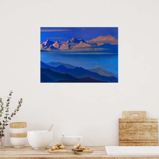 Poster Kangchenjunga, 1944 par Nicholas Roerich (Cuisine)