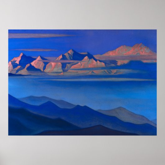 Poster Kangchenjunga, 1944 par Nicholas Roerich (Devant)