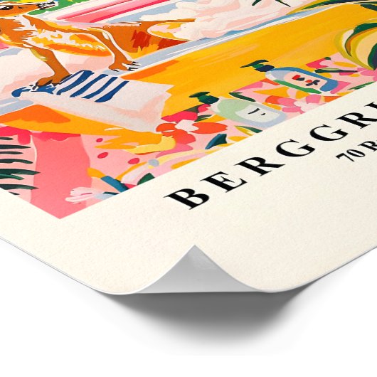 Poster Kangourou Dans Bain Art Print, Dopamine Art, Drôle (Coin)