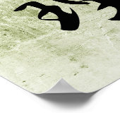 Poster Kanji japonais en service - Giri (Coin)