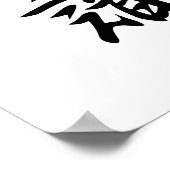Poster Kanji japonais pour appréciation - Ninshiki (Coin)
