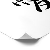 Poster Kanji japonais pour bien-aimé - Saiai (Coin)