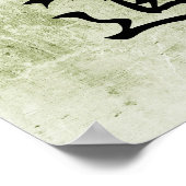 Poster Kanji japonais pour Judo - Juudou (Coin)