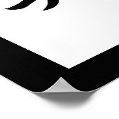 Poster Kanji japonais pour la beauté - Bi (Coin)