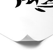 Poster Kanji japonais pour la croyance - Shinnen (Coin)