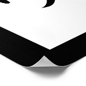 Poster Kanji japonais pour le rêve - Yume (Coin)