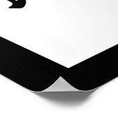 Poster Kanji japonais pour papillon - Chou (Coin)