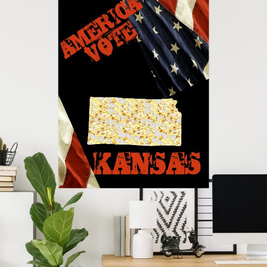 POSTER KANSAS  (Bureau à domicile)