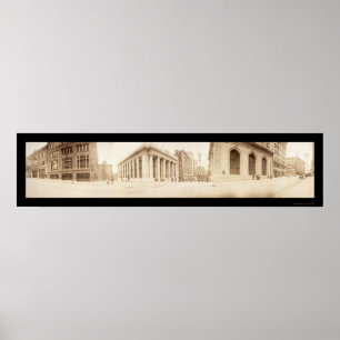 Poster Kansas City 10th St. Photo 1909