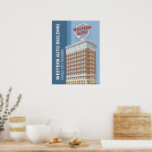 Poster Kansas City Points d'intérêt : Western Auto - 18 x (Cuisine)