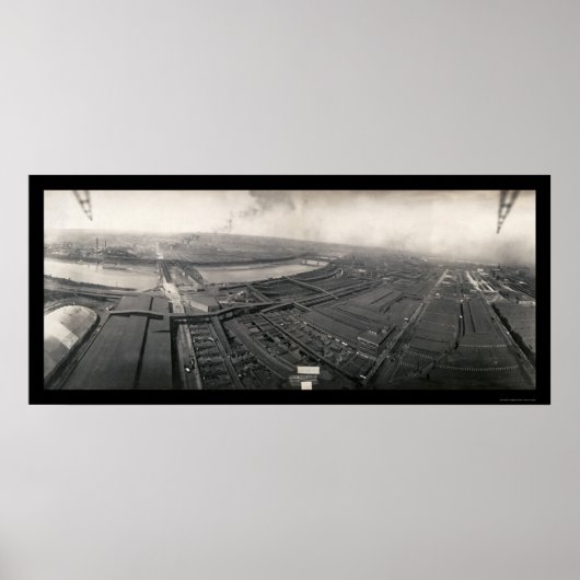 Poster Kansas City Stockyards Photo 1907 (Devant)