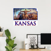 Poster Kansas et John Brown dans le prélude tragique (Bureau à domicile)