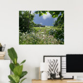 Poster Kansas Meadows et Fleurs sauvages (Bureau à domicile)