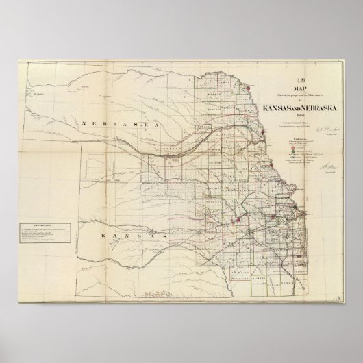 Poster Kansas, Nebraska (Devant)