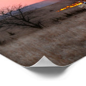 Poster Kansas Rancher Checks Fire Line (Coin)