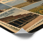 Poster Kansas Style Vintage Authentique (Coin)