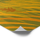 Poster Kansas Tallgrass Prairie Réserve nationale V01 (Coin)