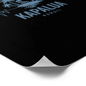 Poster Kapalua Y Hawaii Vintage 80s Sunset Heartbeat (Coin)