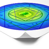 Poster Kaph Sigil - Argent, Expansion, Beauté (Coin)