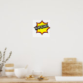 Poster Kapow Comic Tee (Cuisine)