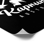 Poster Kaprun Austria Ski Resort Snowboard Souv (Coin)