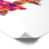 Poster Karachi Skyline Pakistan (Coin)