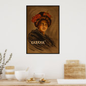 Poster Karama : Actrice japonaise Romance Geisha (Cuisine)