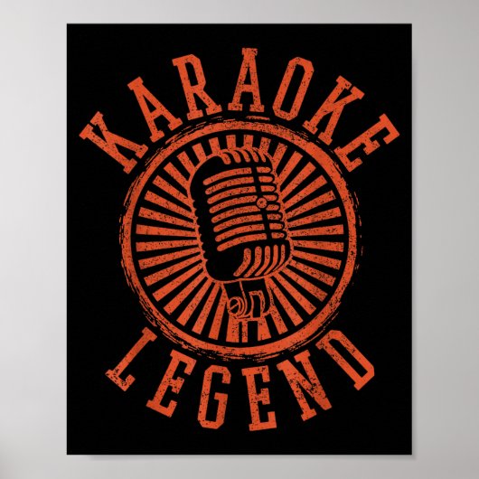 Poster Karaoke Legend - Singing Microphone Party Singer G (Devant)
