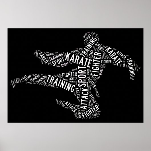 Poster Karaté (Devant)