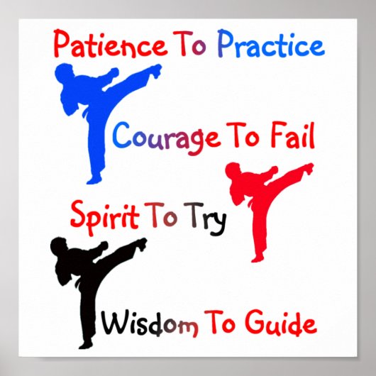 Poster Karaté (Devant)