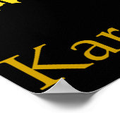 Poster Karaté (Coin)