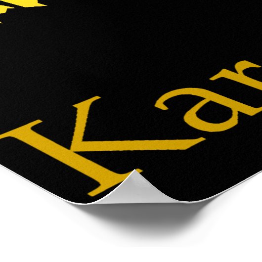 Poster Karaté (Coin)