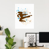 Poster Karate (Bureau à domicile)