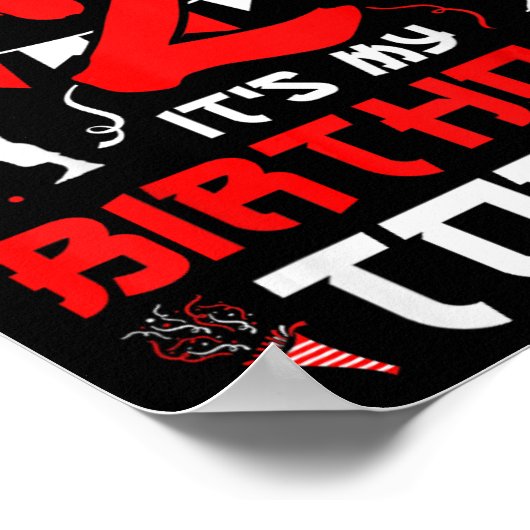 Poster Karaté 2 Anniversaire Karate 2 Anniversaire Annive (Coin)