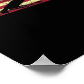Poster Karate American Flag Martial Arts (Coin)